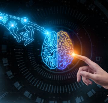 Depiction of computer to person