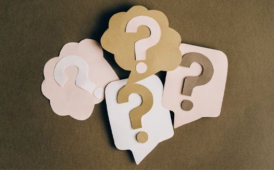 Question marks