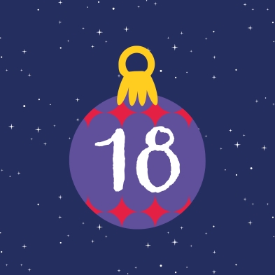 Addurn Nadolig rhif 18