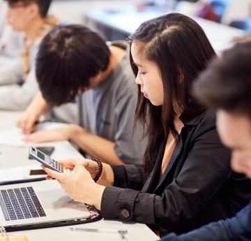 Students in lecture
