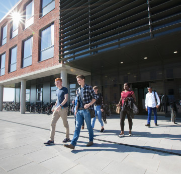Students outside SOM