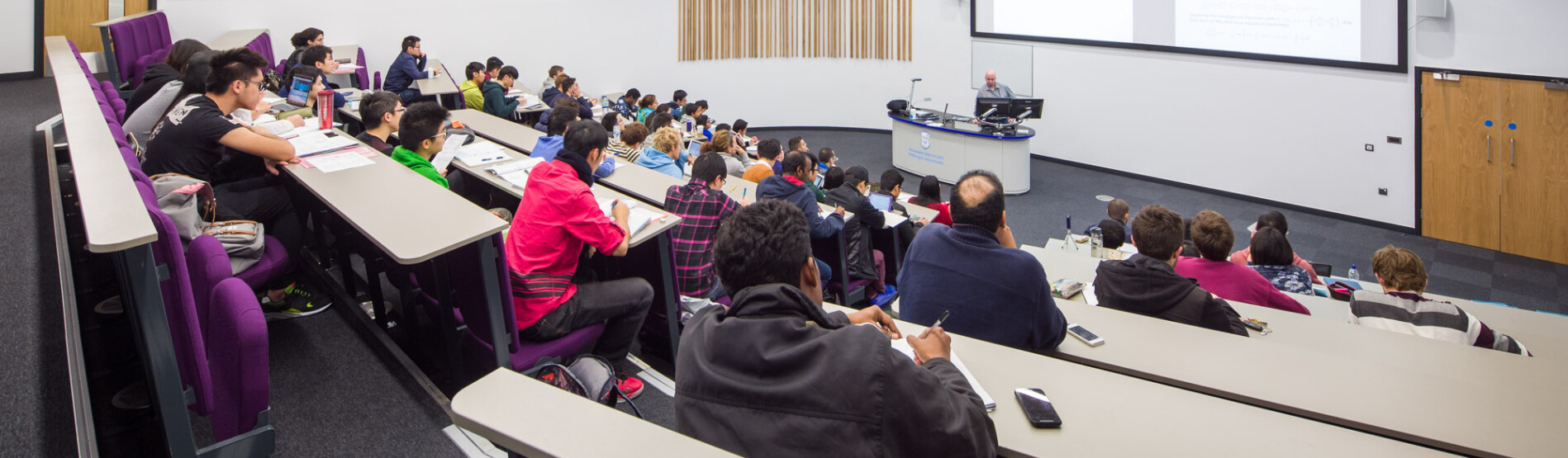 Students in a lecture