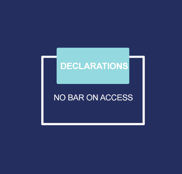 Declarations (Bar on Access)
