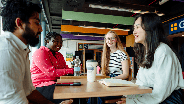 Students in fulton house
