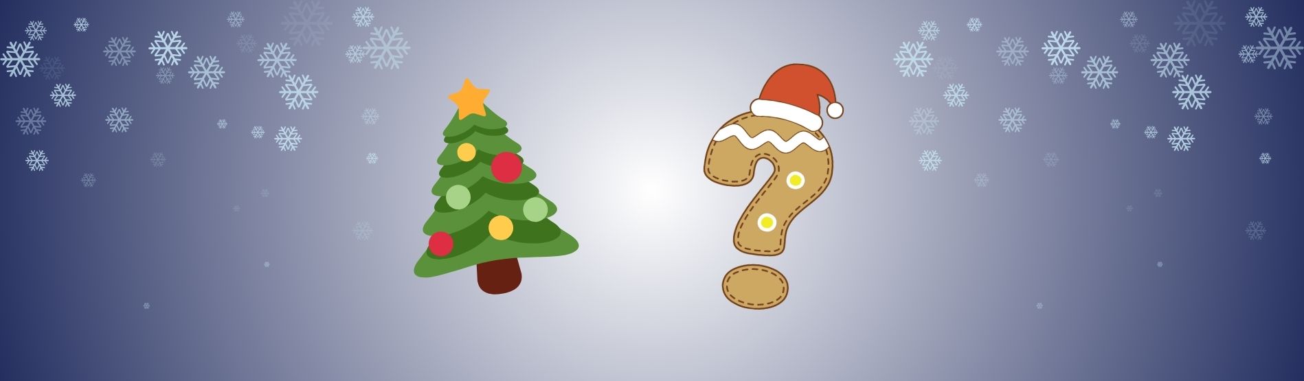 Blank Christmas banner